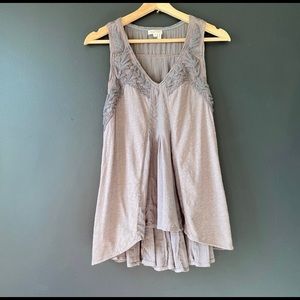 Anthro Tonala Tank by Meadow Rue in Gray - XS